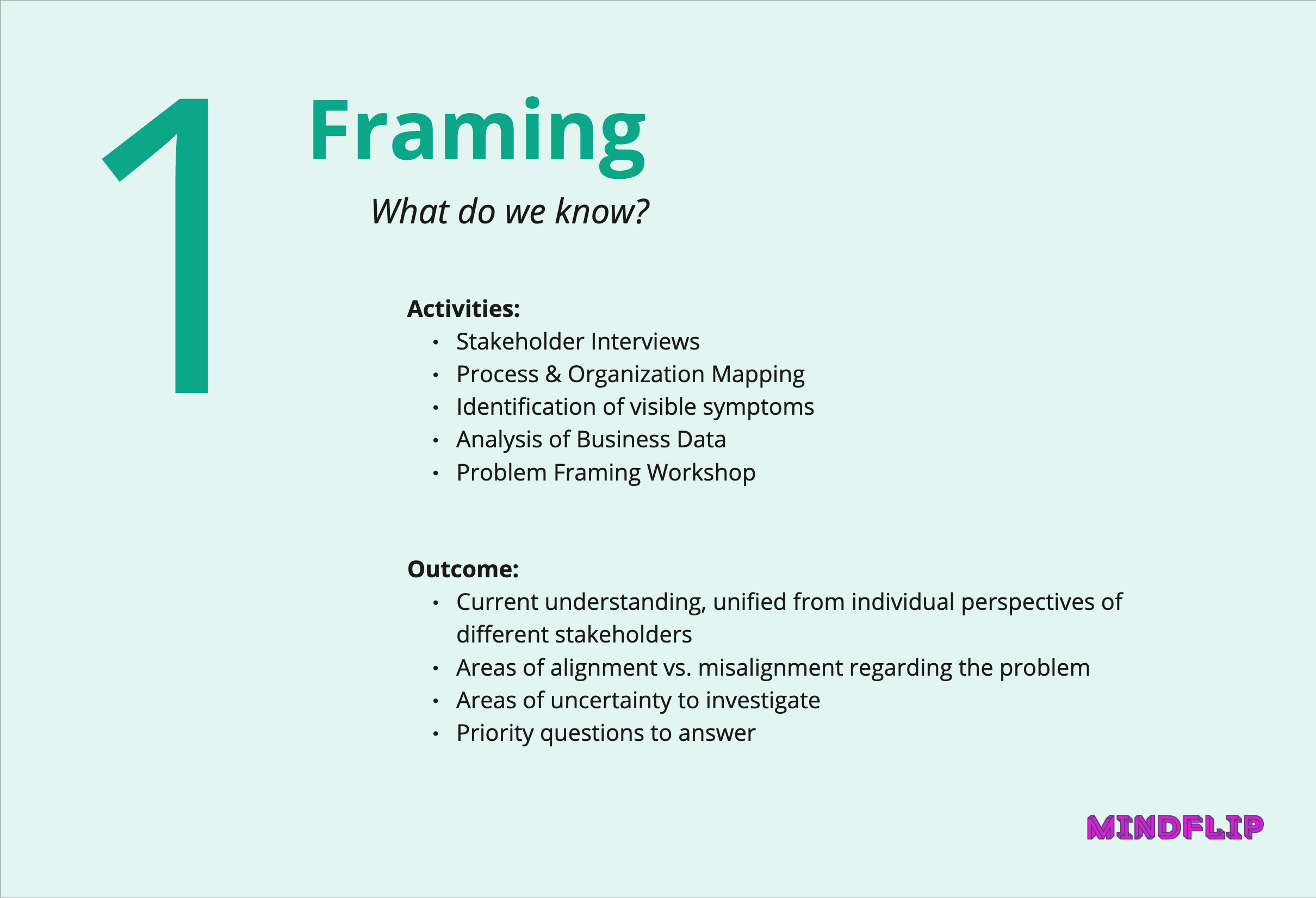 Framing - Approach