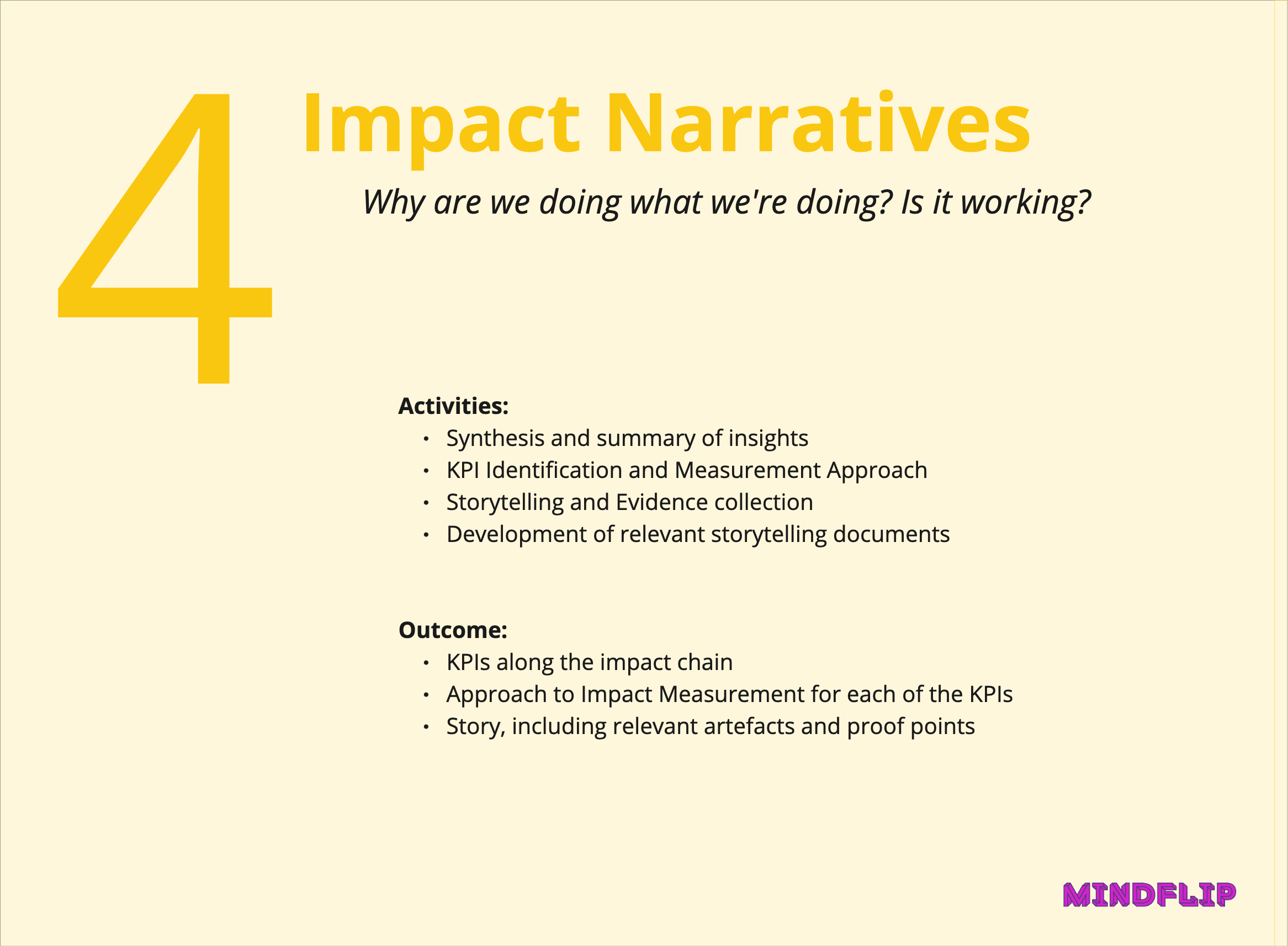 Narratives - Approach